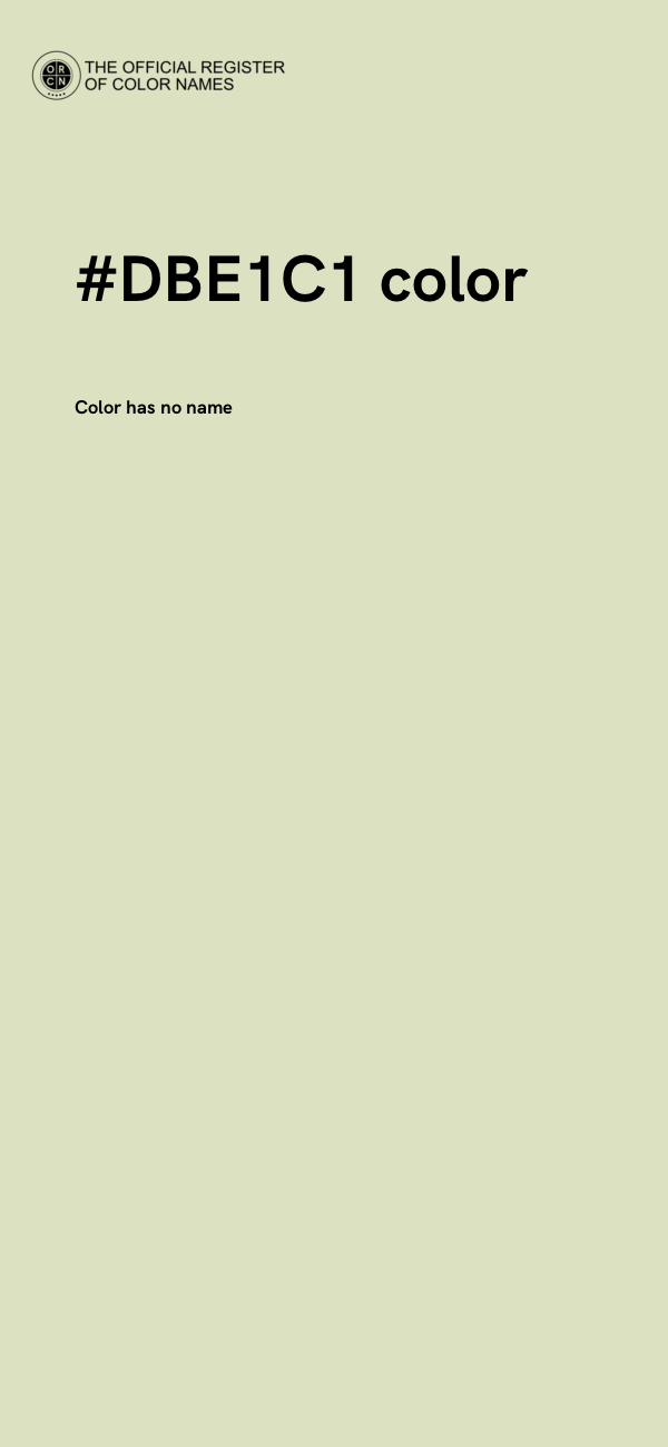 #DBE1C1 color image
