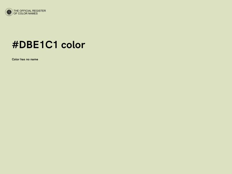 #DBE1C1 color image