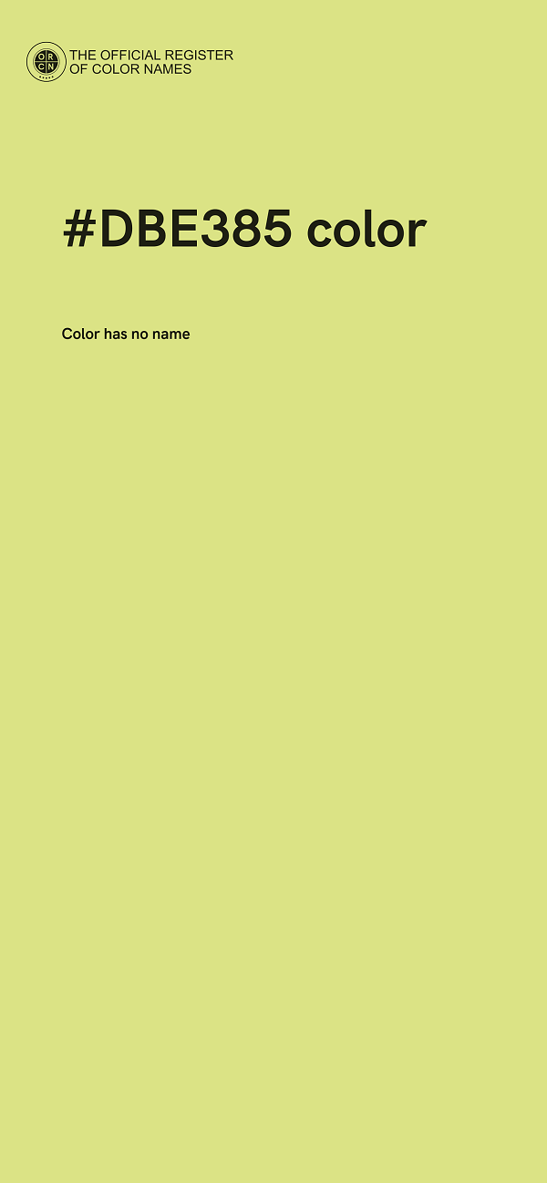 #DBE385 color image