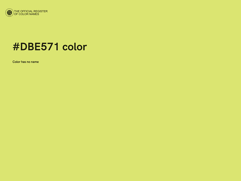 #DBE571 color image