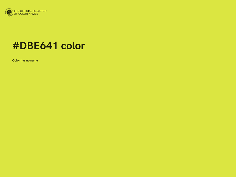 #DBE641 color image