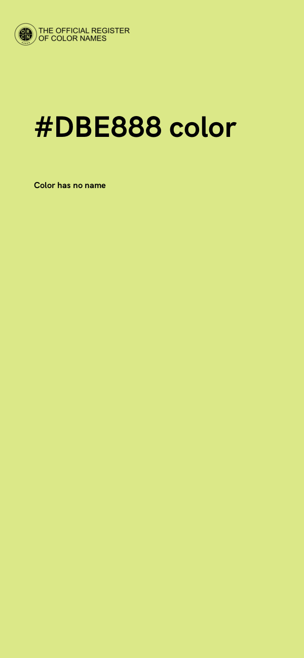 #DBE888 color image