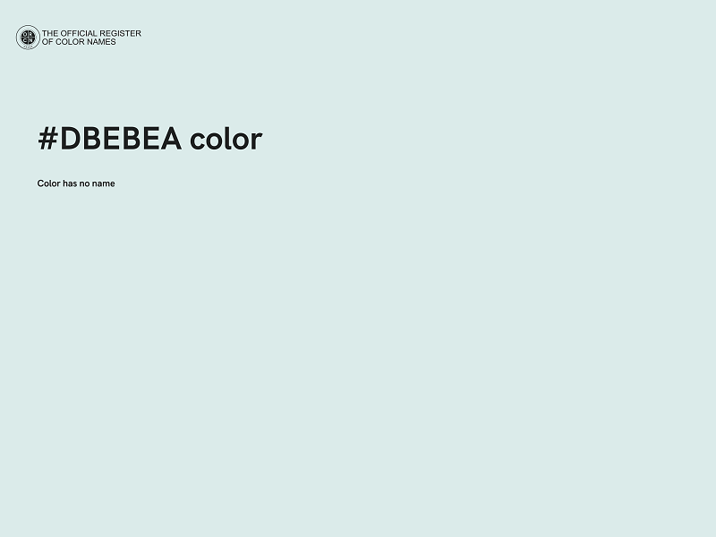 #DBEBEA color image