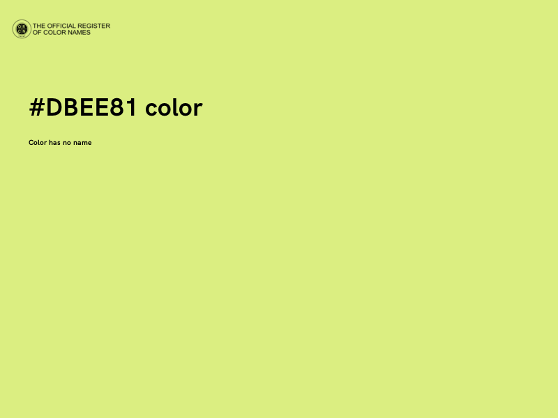 #DBEE81 color image
