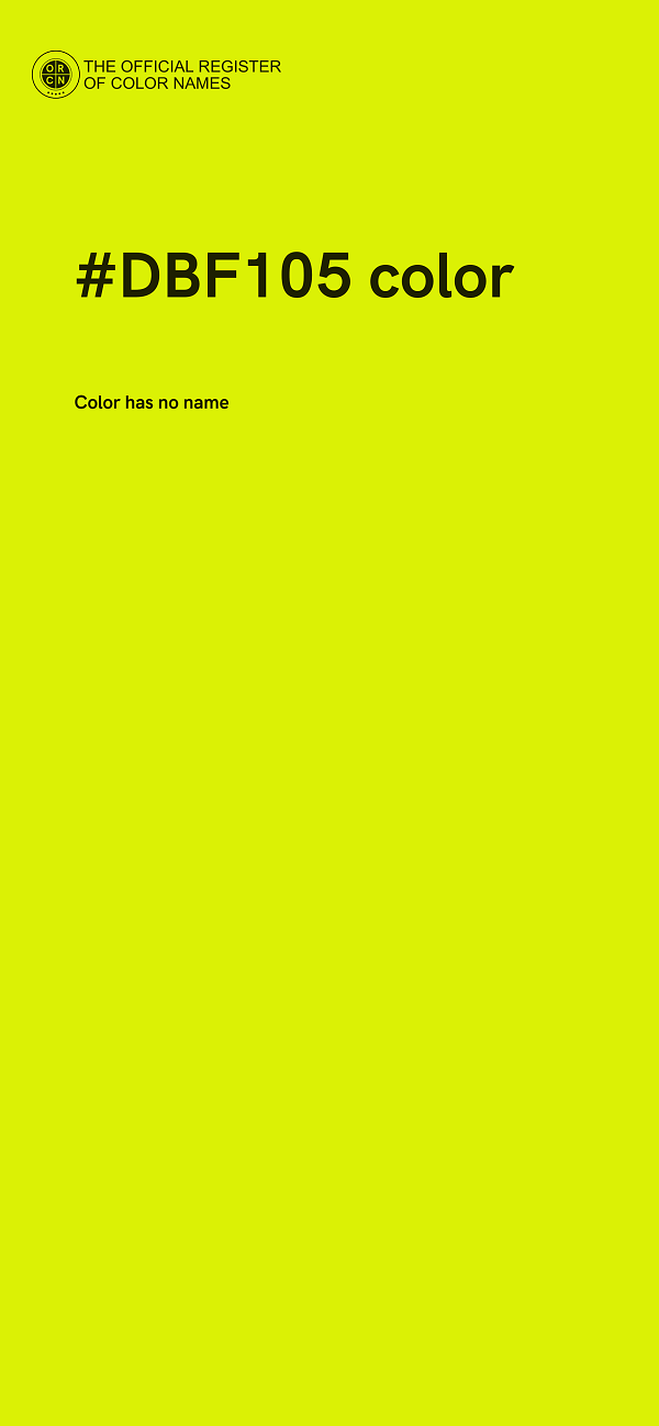 #DBF105 color image