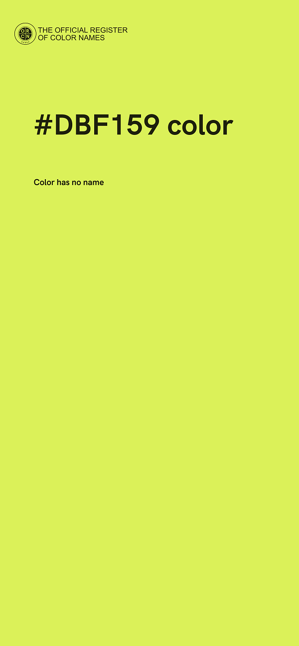 #DBF159 color image