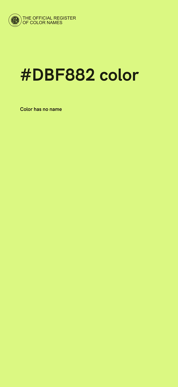 #DBF882 color image
