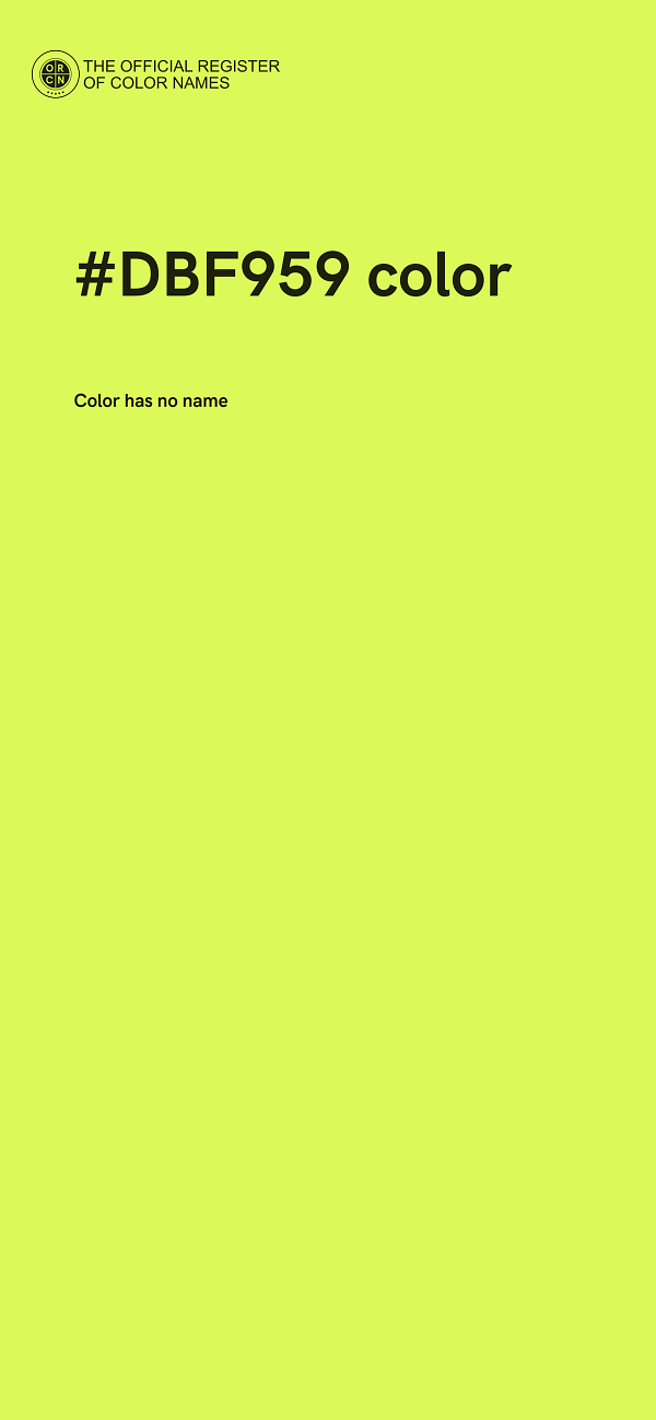 #DBF959 color image