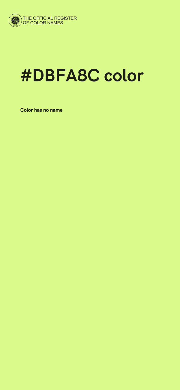 #DBFA8C color image