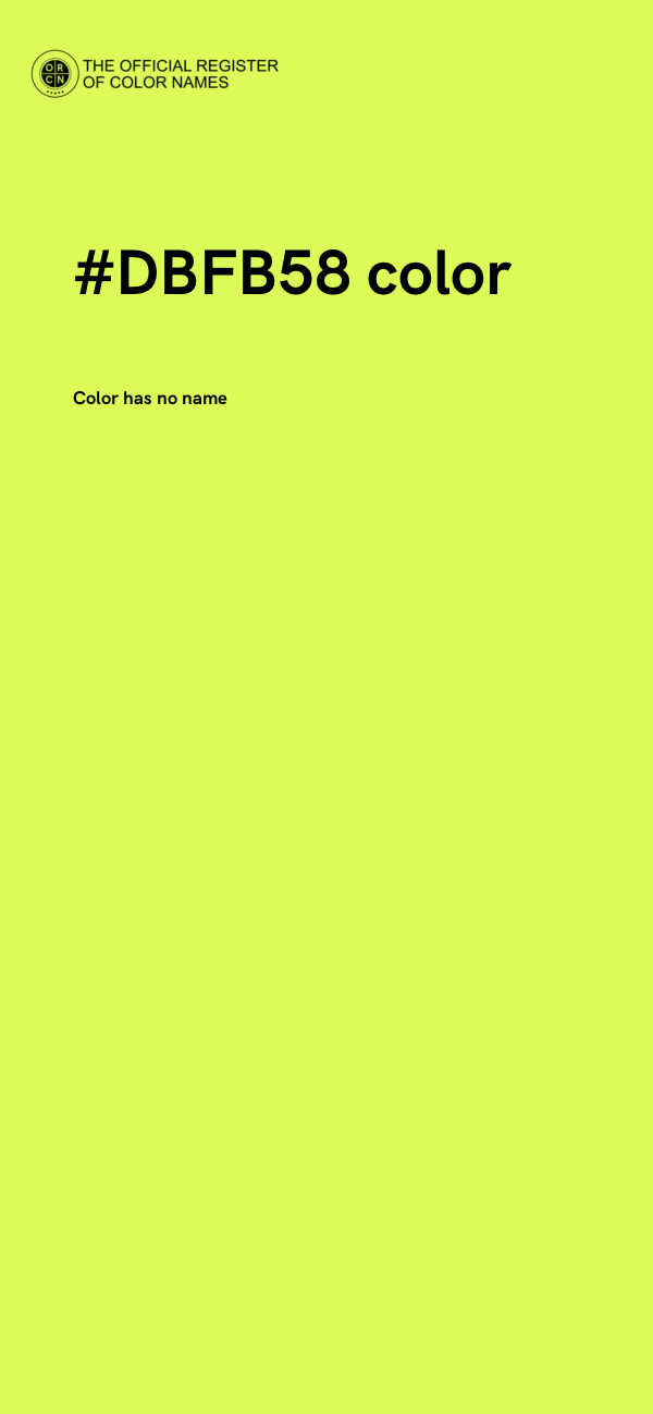 #DBFB58 color image
