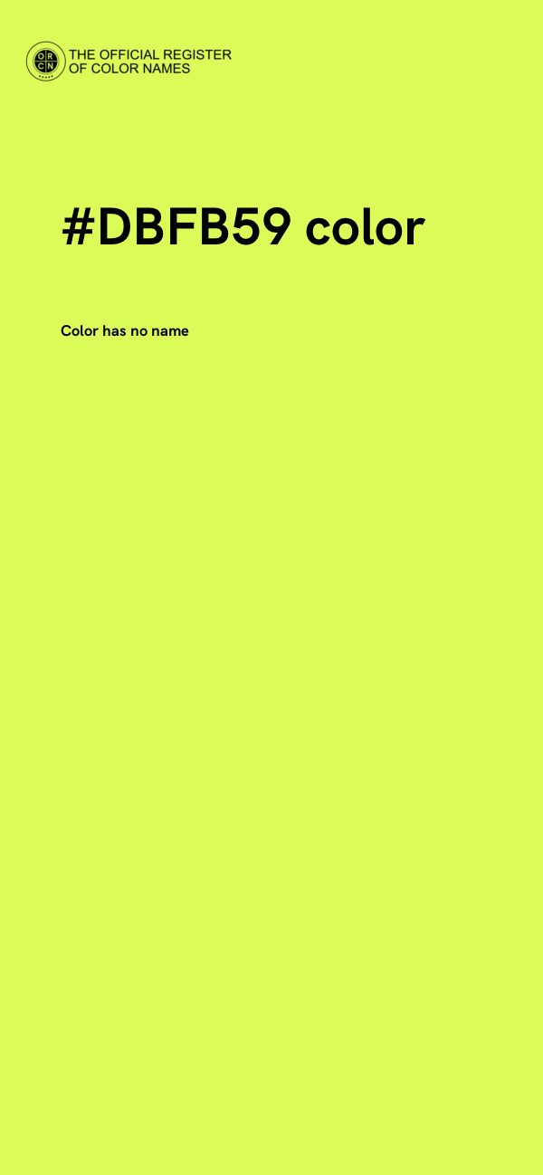 #DBFB59 color image