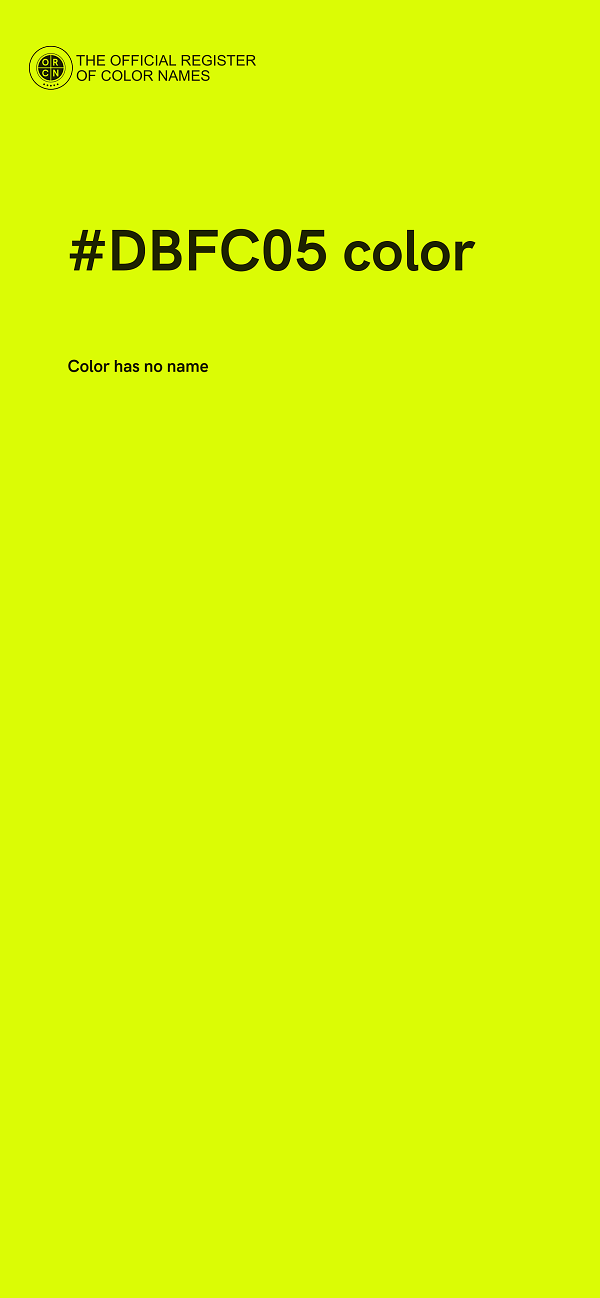 #DBFC05 color image