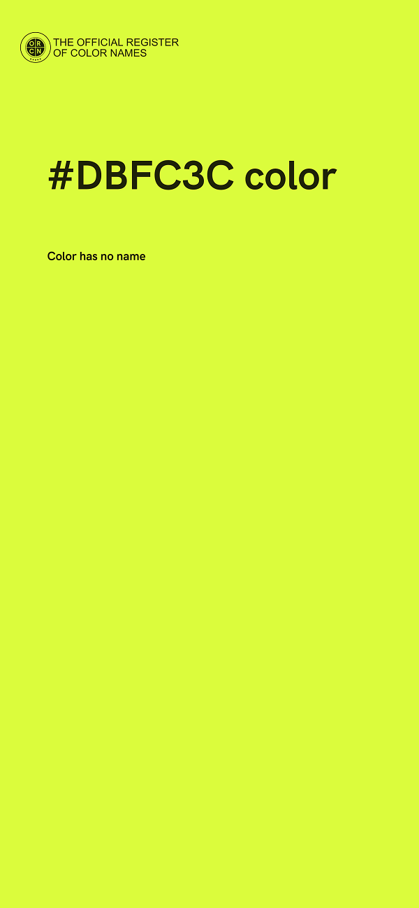 #DBFC3C color image