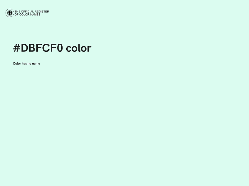 #DBFCF0 color image