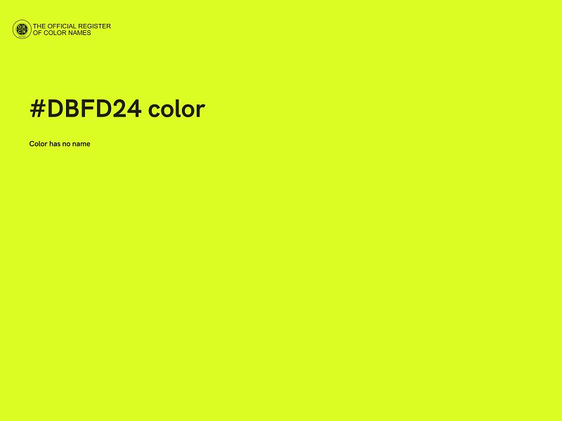 #DBFD24 color image