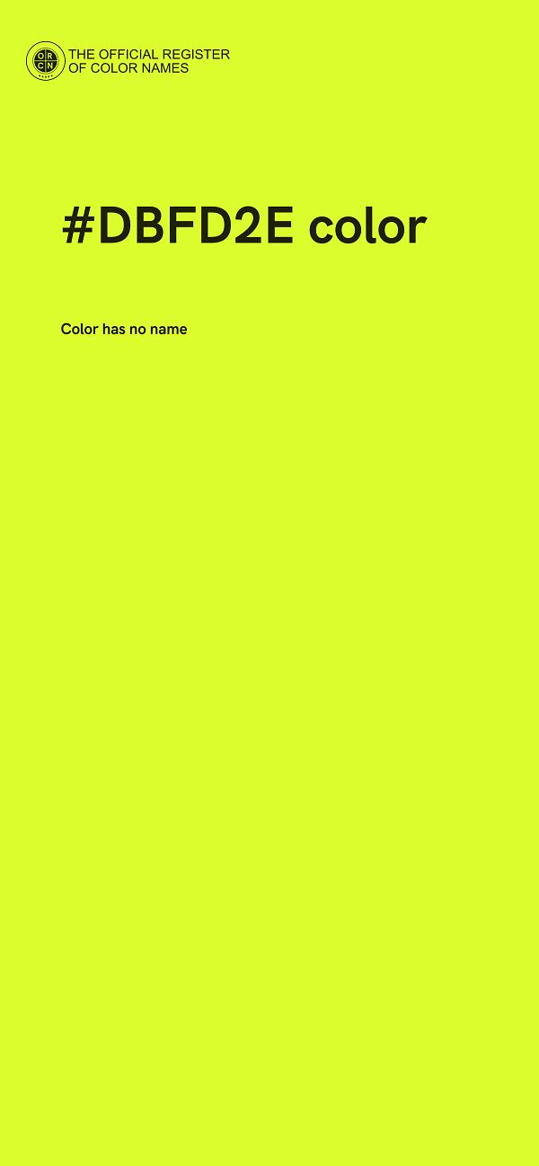 #DBFD2E color image