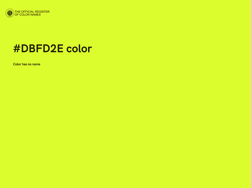 #DBFD2E color image