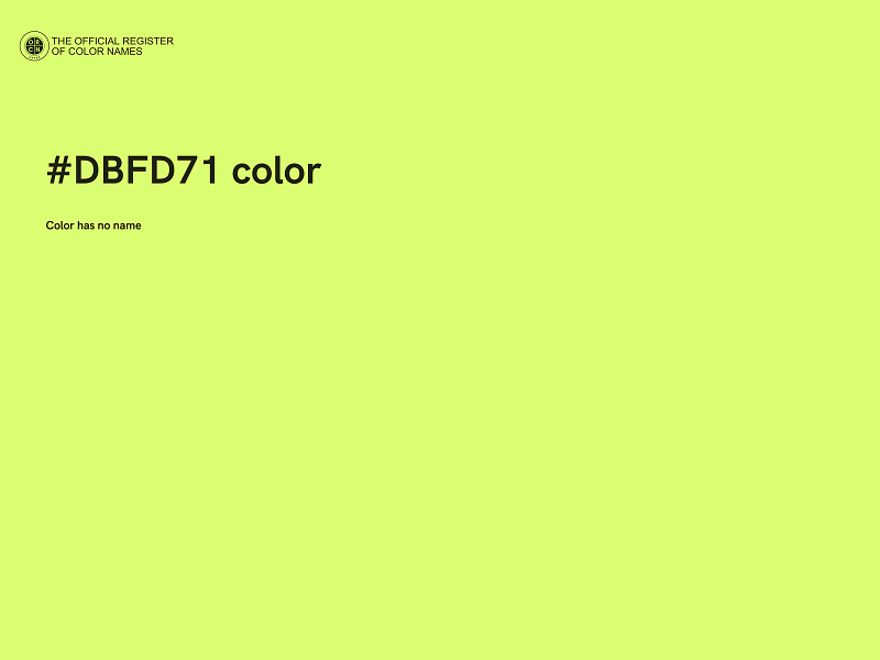 #DBFD71 color image