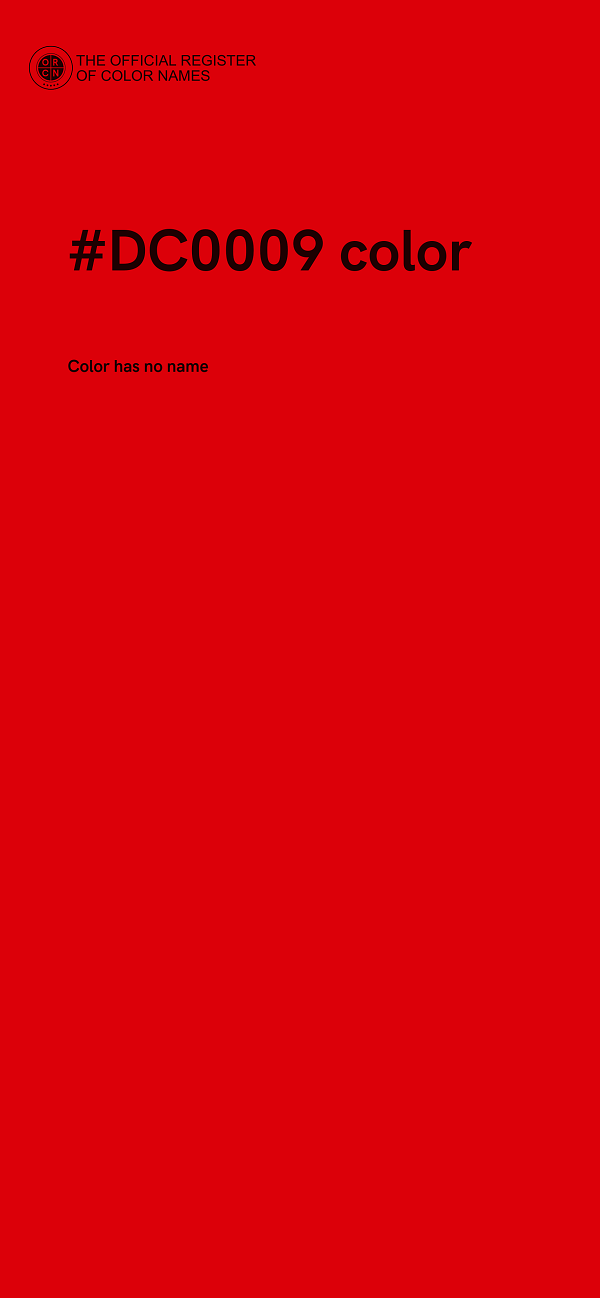 #DC0009 color image