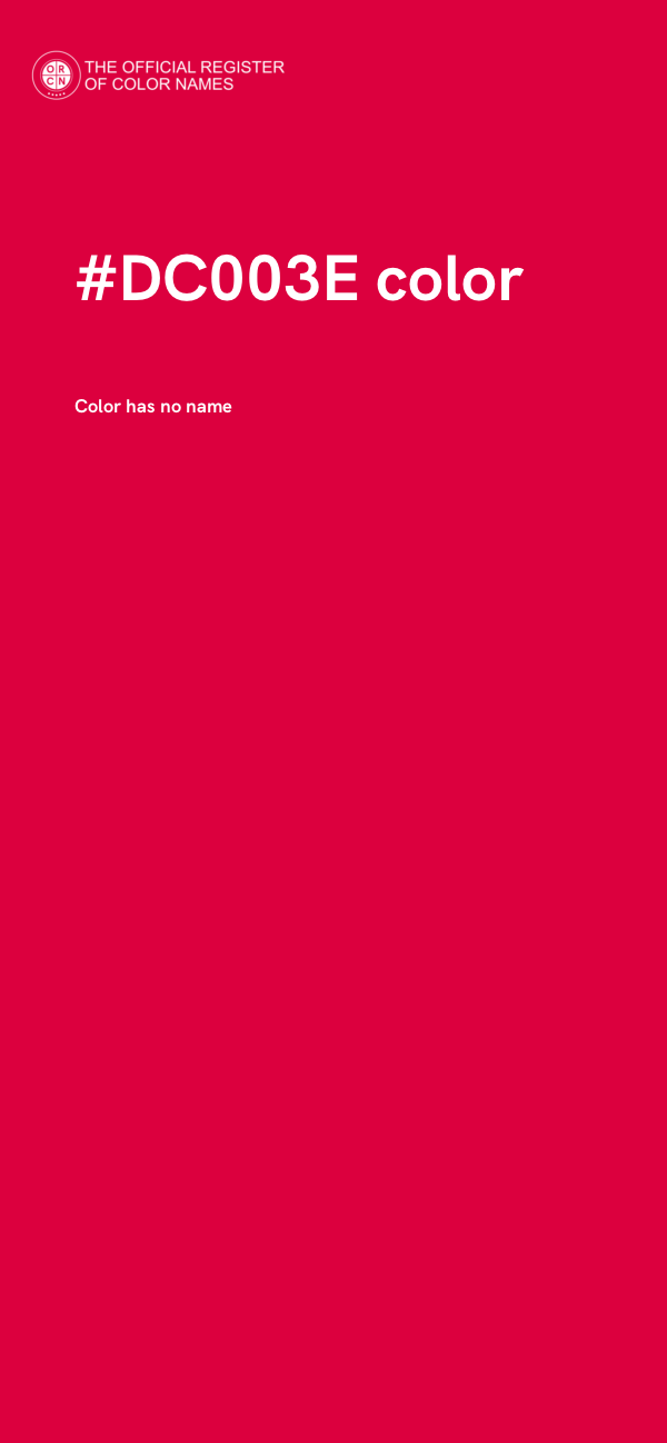 #DC003E color image