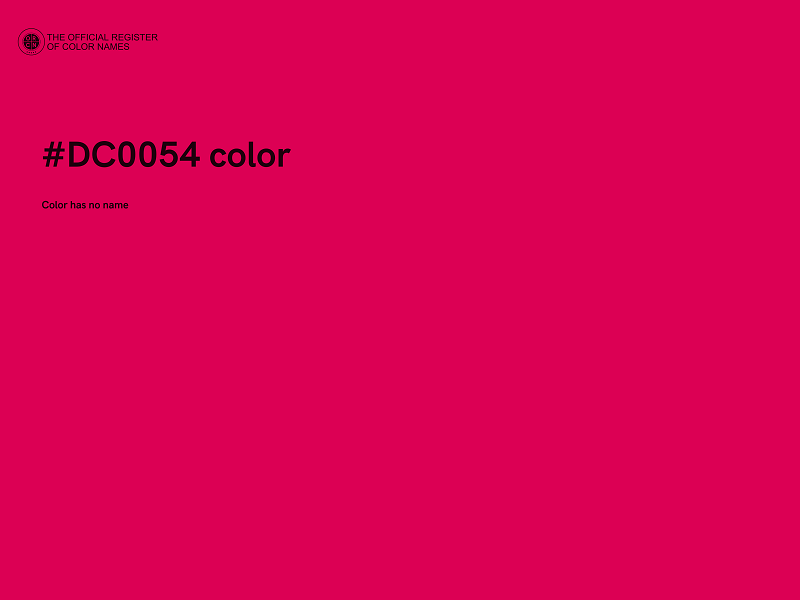 #DC0054 color image