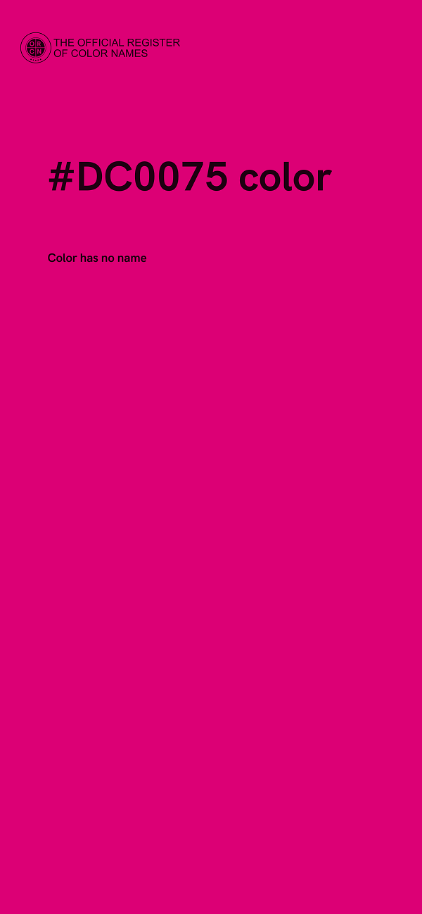 #DC0075 color image