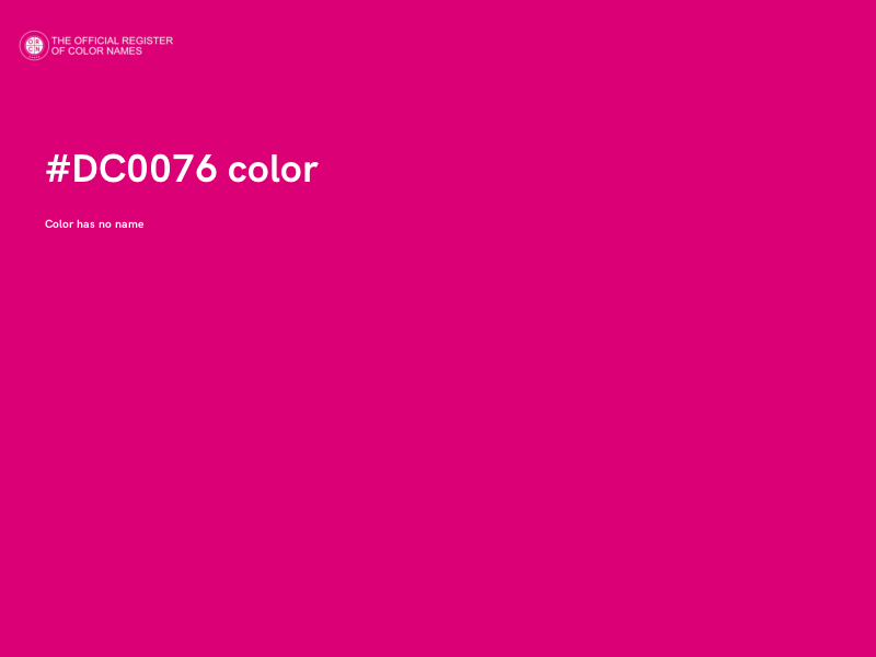 #DC0076 color image