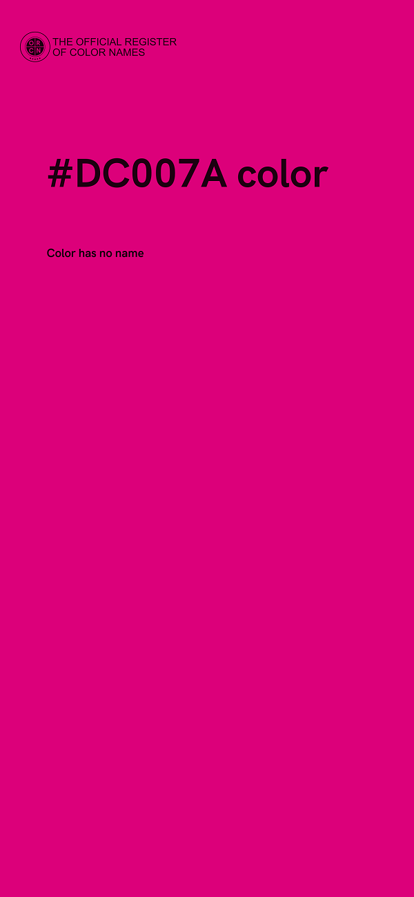 #DC007A color image