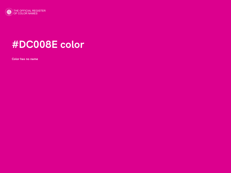 #DC008E color image