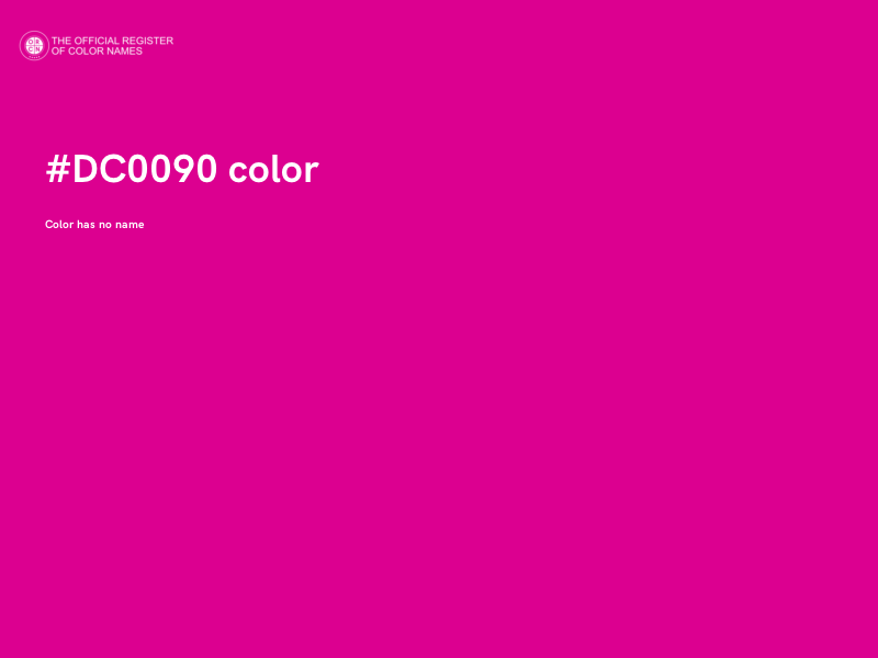#DC0090 color image