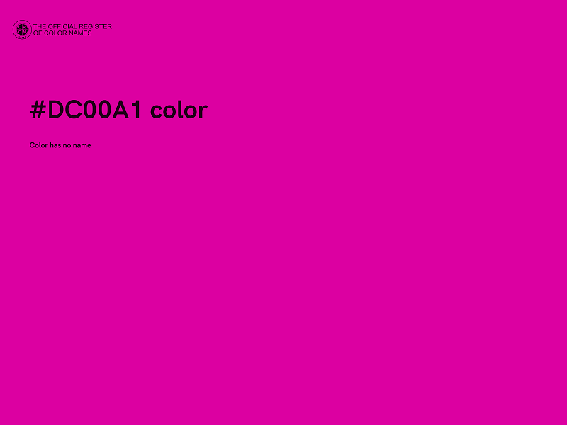 #DC00A1 color image