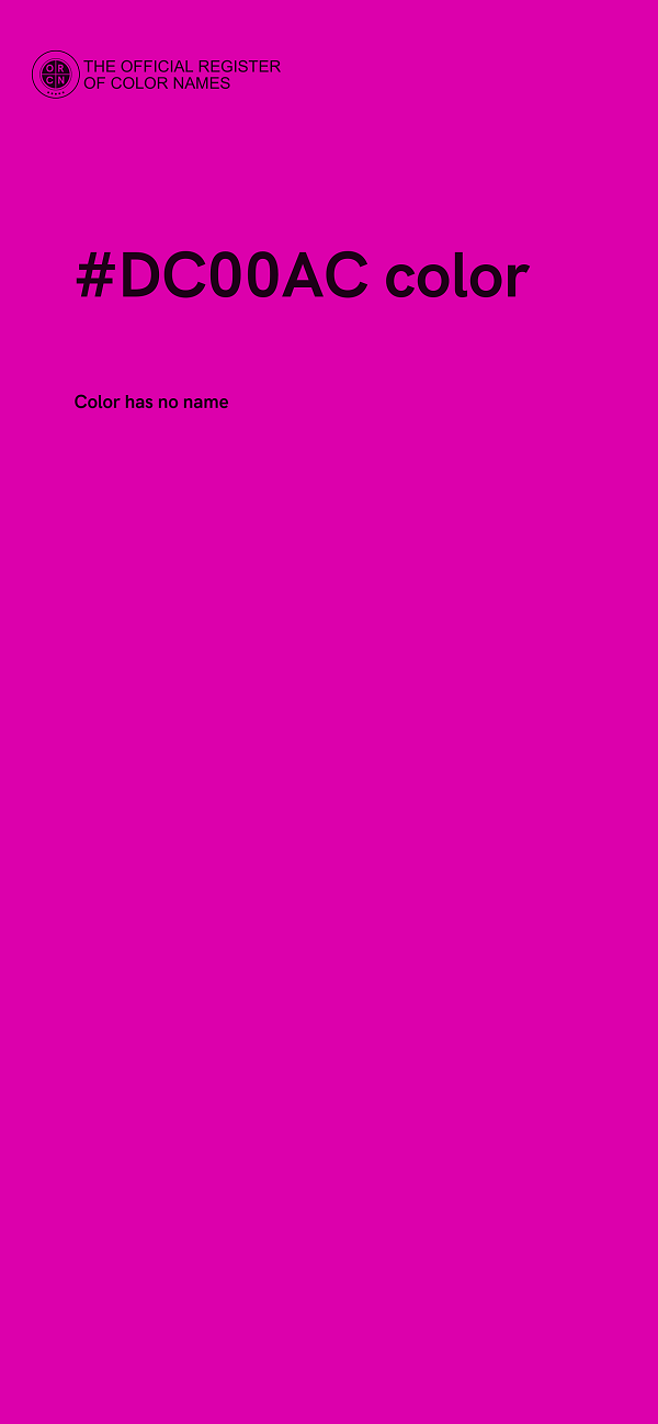 #DC00AC color image