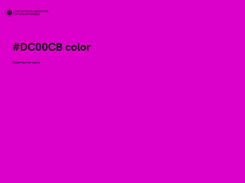 #DC00CB color image