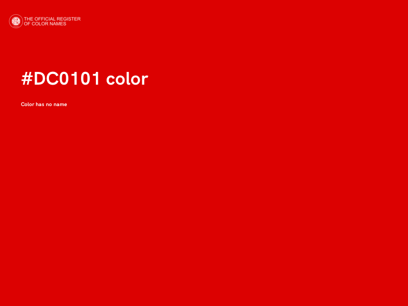 #DC0101 color image