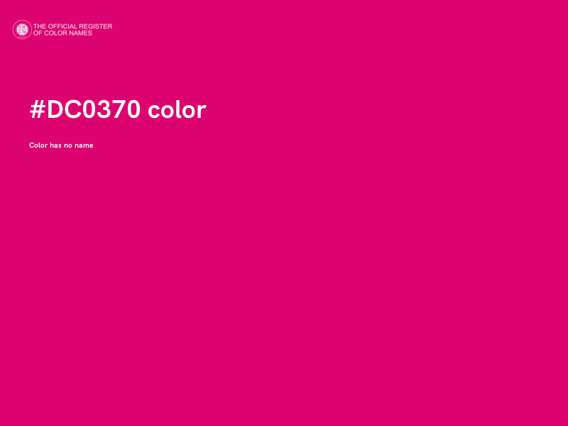 #DC0370 color image
