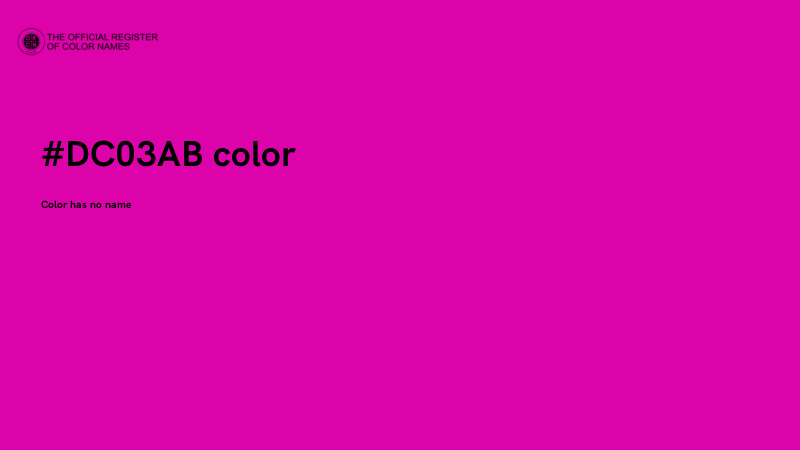 #DC03AB color image
