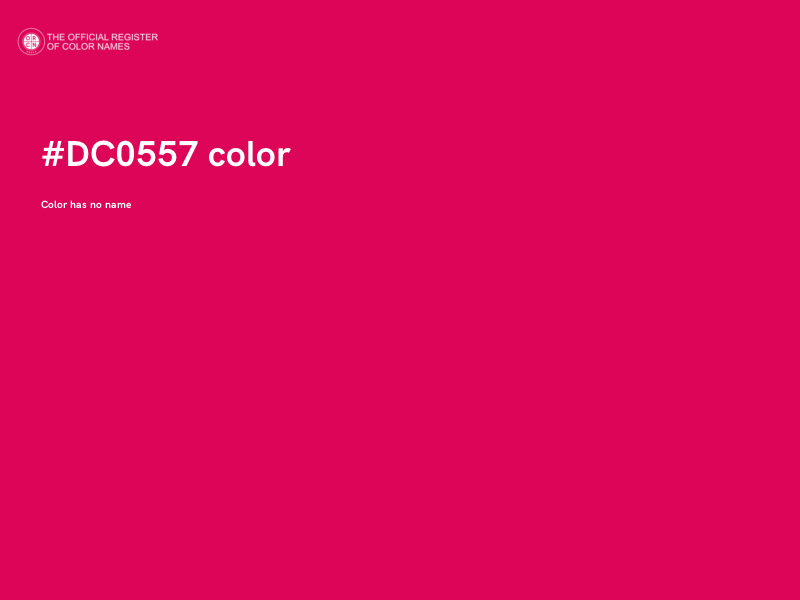 #DC0557 color image