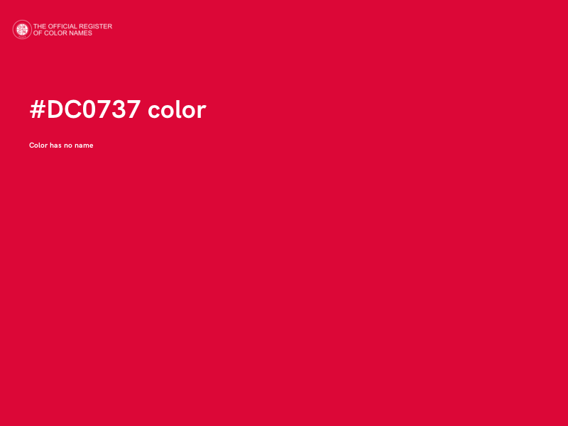 #DC0737 color image