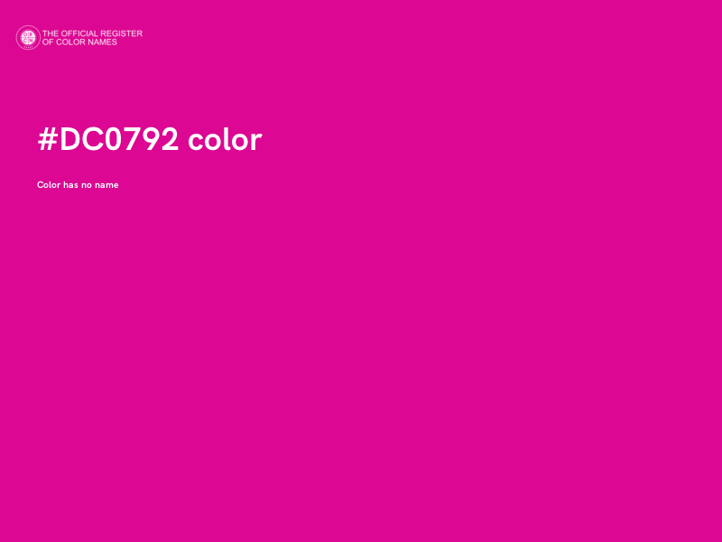 #DC0792 color image