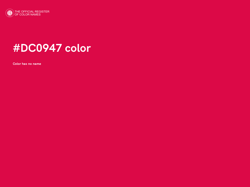#DC0947 color image
