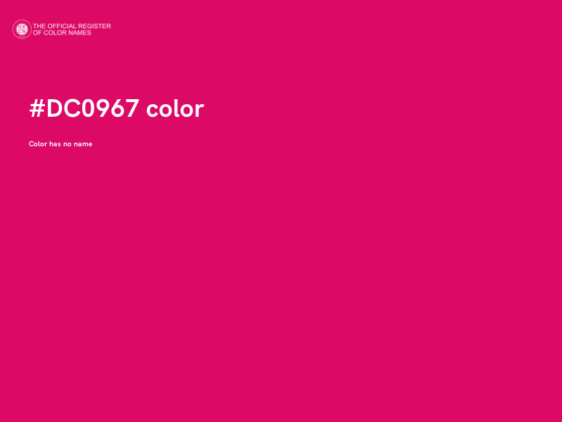 #DC0967 color image
