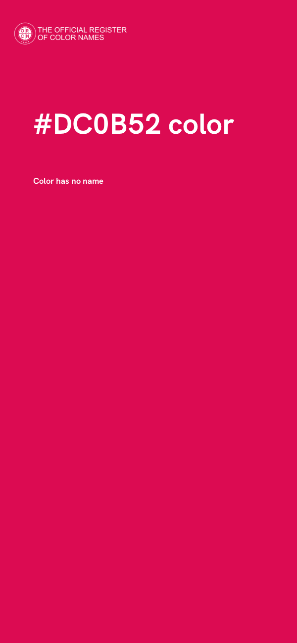 #DC0B52 color image
