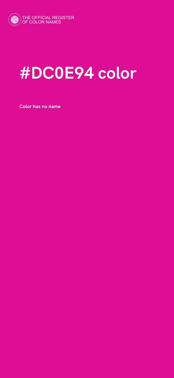 #DC0E94 color image