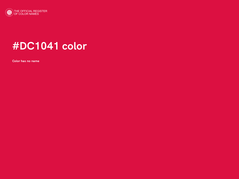 #DC1041 color image