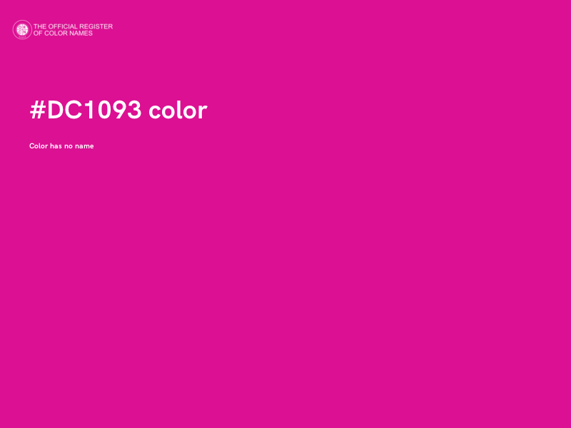 #DC1093 color image