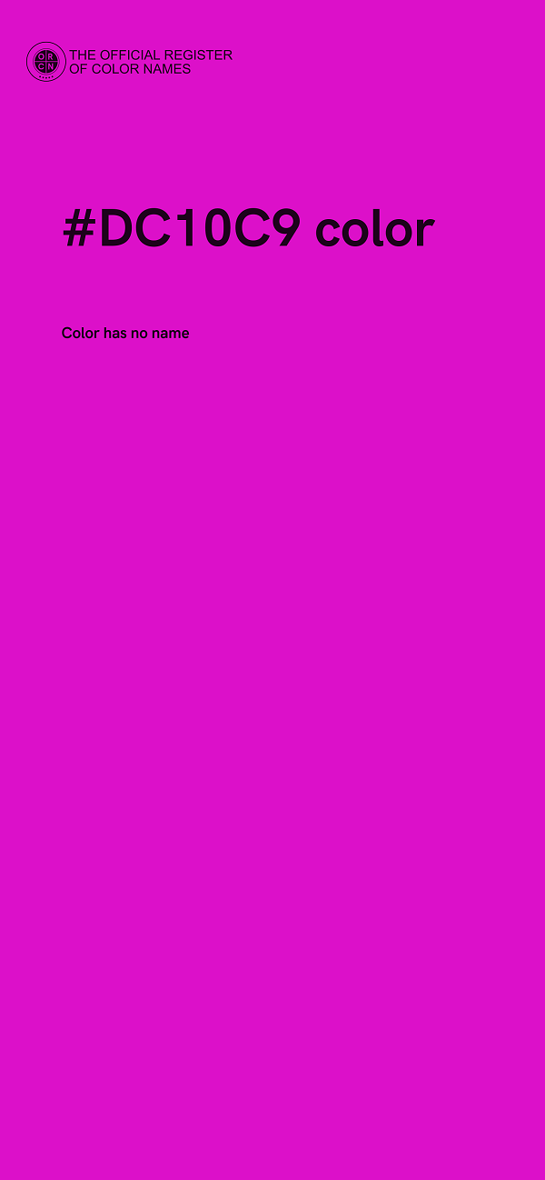 #DC10C9 color image