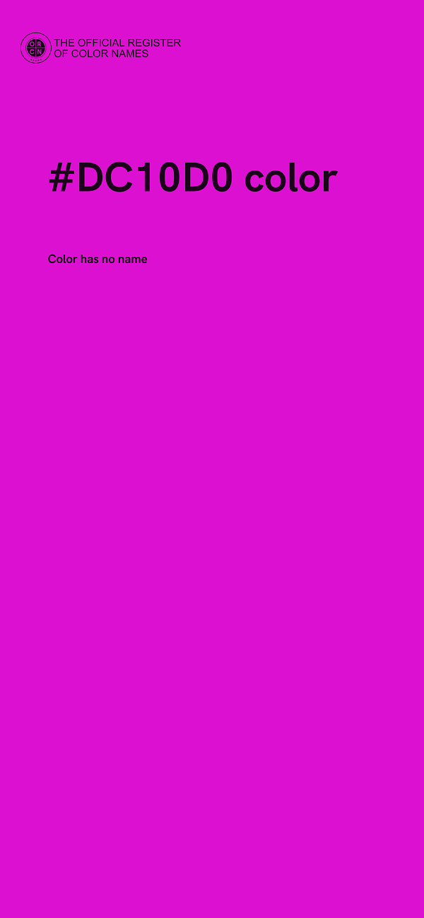 #DC10D0 color image