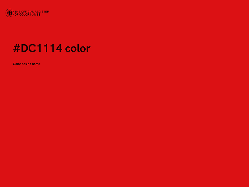 #DC1114 color image