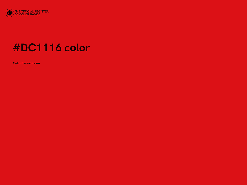 #DC1116 color image