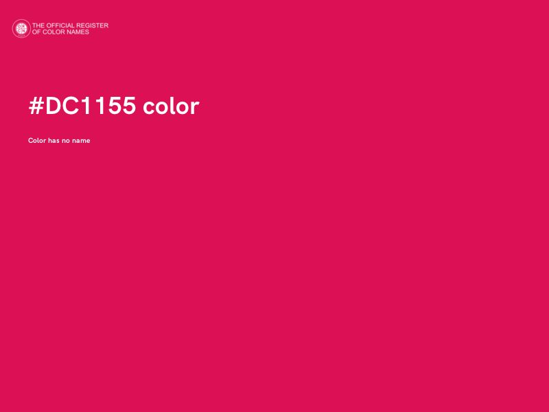 #DC1155 color image